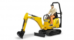 BRUDER mikro ekskavatorius JCB 8010 CTS su figūrėlė 62002