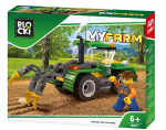 Konstruktorius Blocki MyFarm Traktorius su plūgu KB0317 85vnt