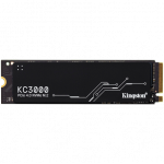 Kingston | SSD | KC3000 | 1024 GB | SSD form factor M.2 2280 | Solid-state drive interface PCIe 4.0 NVMe M.2 | Read speed 7000 MB/s | Write speed 6000 MB/s|SKC3000S/1024G