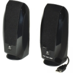 Logitech | LGT-S150 | Total RMS power: 1.2 watts RMS (0.6 watts per satellite) ; W | Black | 2.0 Stereo Speakers|980-000029