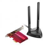 TP-LINK | AX3000 Wi-Fi 6 Bluetooth 5.0 PCIe Adapter | TX3000E | 2.4GHz/5GHz | Antenna type 2xHigh-Gain External Antennas | 574+2402 Mbit/s|Archer TX3000E