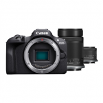 Canon | EOS R100 Mirrorless Camera + RF-S 18-45mm IS STM Lens + RF-S 55-210mm IS STM Lens | Megapixel 24.1 MP | Image stabilizer | ISO sensitivity (max) 256000 | Wi-Fi | Video recording | Manual | CMOS | Black|6052C023