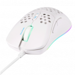 Deltaco Gaming WHITE LINE WM75 Lengva žaidimų pelė, RGB, balta GAM-108-W|GAM-108-W