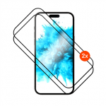 FIXED Full Cover 2,5D Tempered Glass with applicator for Samsung Galaxy A37 5G, 2 pcs, black|FIXGFADA-1702-BK