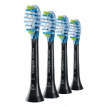 Philips | Toothbrush Heads | HX9044/33 Sonicare C3 Premium Plaque | Heads | For adults | Number of brush heads included 4 | Number of teeth brushing modes Does not apply | Sonic technology | Black|HX9044/33