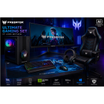 Acer Ultimate Gaming Set | Orion 3000 + X34 V3 + PGC371 + Aethon 700 + Galea 550 + Cestus 333 + PMP470 | Desktop | Tower | Intel Core Ultra 7 | 265F | 32 GB | DDR5 | 1000 GB | NVIDIA GeForce RTX 5070 | US | Windows 11 Home|Predator SET 7