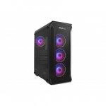 GENESIS IRID 505 ARGB Pc case, Midi tower, 2xUSB 3.0, 2xUSB 2.0, 2x Jack, Black | Genesis|NPC-1518