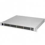 Ubiquiti Layer 3 switch with (48) GbE RJ45 ports and (4) 10G SFP+ ports.|USW-PRO-48-EU