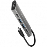 AXAGON USB 5Gbps hub, 3x USB-A, HDMI 4k/30Hz, PD 100W, 100cm USB-C cable | HMC-5H|HMC-5H
