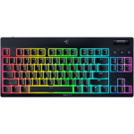 Razer | BlackWidow V4 Low-Profile Tenkeyless HyperSpeed | Keyboard | Wireless | US | Bluetooth | Green Switches | Black|RZ03-05450500-R3M1