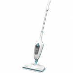BLACK & DECKER Steam mop | FSM13E1-QS | Power 1300 W | Water tank capacity 0.38 L | White|FSM13E1-QS