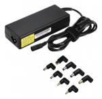Universalus adapteris ne&scaron;iojamiesiems kompiuteriams, 90W, 15-20V / 6A (maks.), juodas / SMP-107|SMP-107
