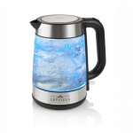 ETA | Kettle | ETA615390000 | Standard | 2200 W | 1.7 L | Glass | 360&deg; rotational base | Black/Stainless Steel|ETA615390000