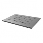 Lanberg 19" fixed shelf 1U/465x715mm, max load capacity up to 120kg | AK-1009-B | Black|AK-1009-B