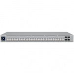 Ubiquiti Layer 3 Etherlighting switch USW-PRO-HD-24-EU, (22) 2.5 GbE, (2) 10 GbE ports, (4) 10G SFP+ ports. DC power backup ready|USW-PRO-HD-24-EU
