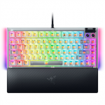 Razer Hot-swappable Mechanical Gaming Keyboard | BlackWidow V4 75% | Gaming Keyboard | Wired | US | Razer Mechanical Switches (Tactile) | Phantom White Edition|RZ03-05003500-R3M1