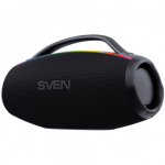 2.1 portable speaker SVEN PS-399, black, power output 50+2x25W (RMS), Auracast, Waterproof (IPx5), TWS, Bluetooth, USB, lithium battery|SV-023218