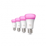 Philips Hue WCA 810 A60 E27 4P EU | E27 | 6 W | White and colour light | Bluetooth and Zigbee|8720169364486