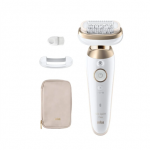 Braun Epilator | 9-011 3D Silk-epil 9 Flex | Operating time (max) 50 min | Number of power levels 2 | Wet & Dry | White/Gold|9-011 3D