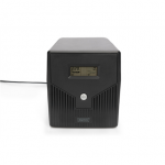Digitus | Line-Interactive UPS | Line-Interactive UPS DN-170074, 1000VA, 600W, 2x 12V/7Ah battery, 4x CEE 7/7 outlet, 2x RJ45, 1x USB 2.0 type B, 1x RS232, LCD, Simulated Sine Wave, 338x150x162mm, 7.8kg | 1000 VA | 600 W|DN-170074