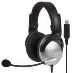 Koss | Gaming headphones | SB45 USB | Wired | On-Ear | Microphone | Silver/Black | Noise canceling|195752