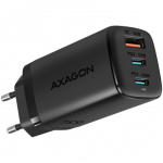 AXAGON GaN wallcharger 3x port (USB-A + 2x USB-C), 65W | ACU-DPQ65|ACU-DPQ65