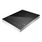 Caso | Free standing table hob | 02225 | Number of burners/cooking zones 1 | Sensor-Touch | Induction | Aluminium|02225