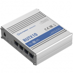 Industrial Router | RUTX10 | 802.11ac | 867 Mbit/s | 10/100/1000 Mbit/s | Ethernet LAN (RJ-45) ports 4 | Mesh Support No | MU-MiMO No | No mobile broadband | 1 | 24 month(s)|RUTX10000000