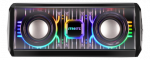 Permatoma bluetooth kolonėlė STREETZ su TWS ir LED &scaron;viesos efektais, 10W / 6612079 / S320-BLK|S320-BLK