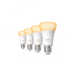 Philips Hue WA 810 A60 4P EU | E27 | 6 W | Warm to cool white light | Bluetooth and Zigbee|8720169364745