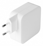 Sieninis įkroviklis DELTACO USB-C, GaN technologija, 2x USB-C PD, i&scaron; viso 100 W / USBC-GAN03|USBC-GAN03