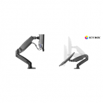 ICY BOX IB-MS303-T Monitor stand with desk mounted base for a screen size up to 27" | Raidsonic|IB-MS303-T
