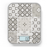 TEFAL Electronic Kitchen Scale | Optiss BC50D6V0 | Graduation 0.5/1 g | Display type LCD | Mozaic Decor|BC50D6V0