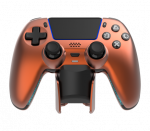 Belaidis metaliniais dažais dažytas PS5 valdiklis DELTACO GAMING su įkrovimo stotele / 4222474 / GAM-199-ORANGECOPPER|GAM-199-ORANGECOPPER