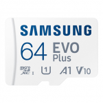 Samsung | MicroSD Card | EVO Plus | 64 GB | microSDXC Memory Card | Flash memory class U1, V10, A1|MB-MC64SA/EU