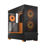 Fractal Design | Pop Air RGB | Side window | Orange Core TG Clear Tint | ATX, mATX, Mini ITX | ATX|FD-C-POR1A-05