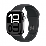 Apple Watch Series 10 | GPS (satellite) | Always-On Retina | Waterproof | Jet Black|MWX73ET/A