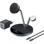 Anker Prime Wireless Charging Station Qi2.2 25W wireles charging (3-in-1, MagGo, AirCool, Dock Stand) PSU added|B25X7G11