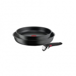 TEFAL | Frypan set | L7649253 Ingenio Ultimate | Frying | Diameter 24/28 cm | Suitable for induction hob | Removable handle | Black|L7649253
