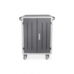 Digitus | Black | Charging Trolley 30 Notebooks / Tablets up to 16" | Pressure lock system with swiveling lever handle on the front and back door, lockable; Safety plug socket with switch on the side|DN-45002