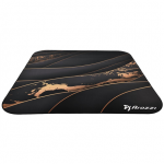 Arozzi Zona Square Floor Pad | Black/Gold|AZ-ZONA-QTRO-BKGD