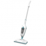 BLACK & DECKER | Steam mop | FSMH13E10-QS | Power 1300 W | Water tank capacity 0.38 L | White/Blue|FSMH13E10-QS