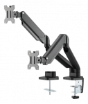 Stalinis laikiklis DELTACO OFFICE su dujine spyruokle 17"-32", 1,5-8kg, 75x75-100x100DE / ARM-0351|ARM-0351
