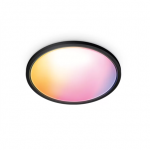 WiZ Smart WiFi SuperSlim Ceiling 545mm, Black | 32 W | 2200-6500 K (RGB)|8720169072671