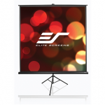 Elite Screens | Tripod/Portable Pull Up Projector Screen | T92UWH | Diagonal 92 " | 16:9 | Viewable screen width (W) 203.2 cm | Black|T92UWH