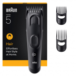 Braun Hair Clipper | HC5530 Series 5 | Cordless | Number of length steps 17 | Black|HC5530