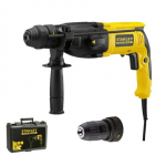 Stanley | 2.4J SDS Plus Hammer Drill With Quick Change Chuck, Kitbox | SFMEH210K-QS | 800 W|SFMEH210K-QS