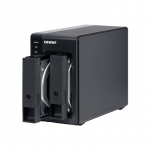 QNAP 2 Bay USB Type-C Direct Attached Storage with Hardware RAID | TR-002 | Micro | 6 GB | Black|TR-002
