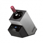 Caso | Wine Cooler | WineCase Deluxe Inox | Bottles capacity 1 | Black/Silver|00616