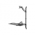 Digitus | Wall mount | Tilt, height adjustment, rotate | 17-32 " | Black|DA-90372
